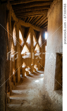 Interior view to traditional old bakery in Agadez, Niger Interior view to traditional old bakery in Agadez, Niger 87380488