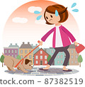 Dog walks: Dogs who don't want to go home and their owners who are in trouble 87382519