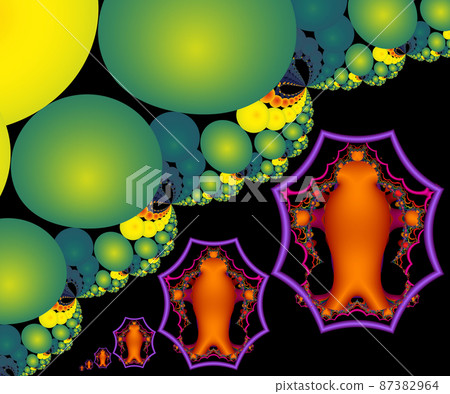 Computer generated abstract colorful fractal artwork Computer generated abstract colorful fractal artwork 87382964
