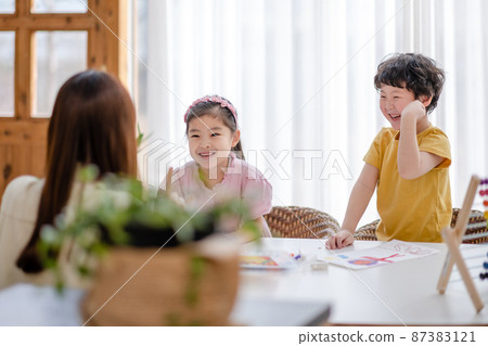 兒童教育玩生活方式玩學習家庭 87383121