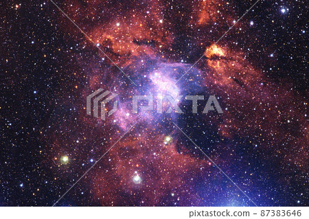 Awesome of endless cosmos. Elements of this image furnished by NASA 87383646