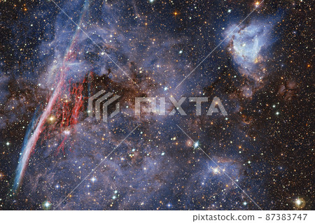 Cluster of stars. Nebula. Elements of this image furnished by NASA Cluster of stars. Nebula. Elements of this image furnished by NASA 87383747