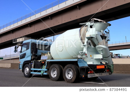 攪拌車圖片（混凝土攪拌車） 87384491