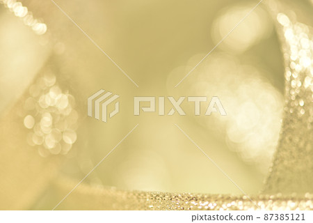 Gold (gold) Glitter gorgeous, high-class image background material (blurring) 87385121