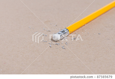 Mistake and Unsuccessful concept, Eraser pencil, 87385679