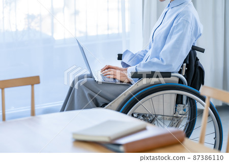 Wheelchair work at home Women Wheelchair work at home Women 87386110