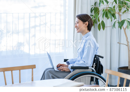 Wheelchair work at home Women 87386115