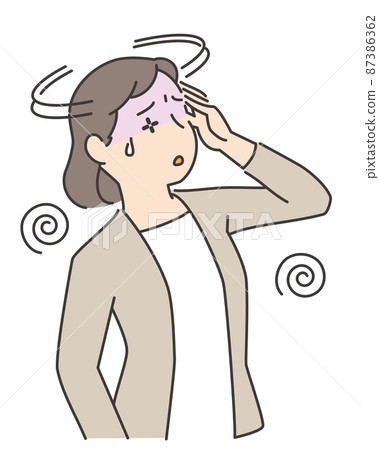 導致頭暈的女人 87386362