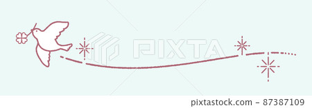 簡單可愛的小鳥畫框素材(鋼筆款) 簡單可愛的小鳥畫框素材(鋼筆款) 87387109