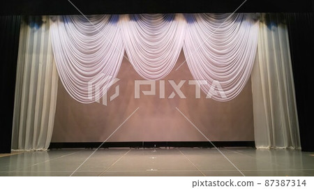 Georgette curtain on stage Georgette curtain on stage 87387314