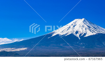 富士山冬季景觀 87387965