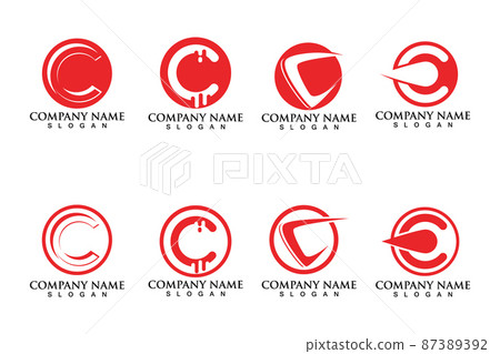C Letter Logo Template 87389392