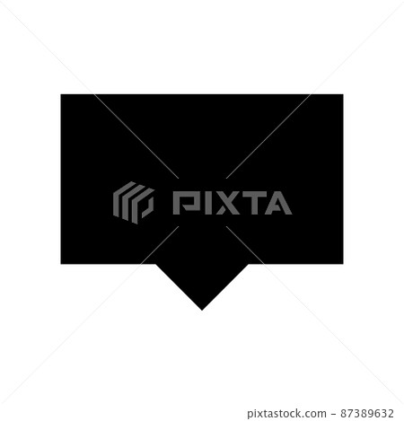 bubble speech icon 87389632