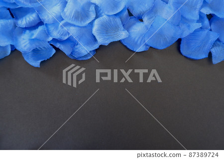 Blue rose frame Blue rose frame 87389724