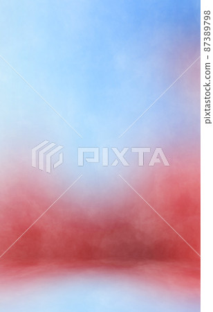 Blue and red studio wall and floor background with cloudy texture empty photo studio portrait backdrop decoration Blue and red studio wall and floor background with cloudy texture empty photo studio portrait backdrop decoration 87389798