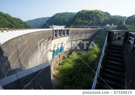 Amagase Dam embankment 87389819