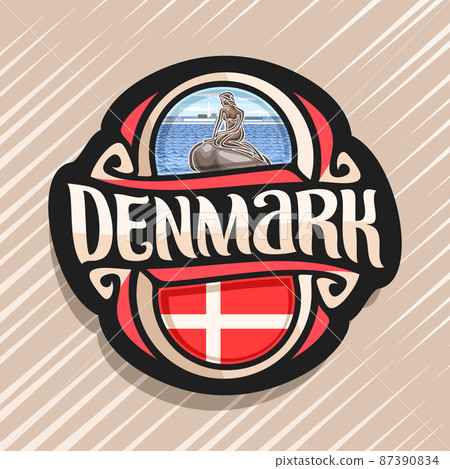 Vector logo for Denmark 87390834
