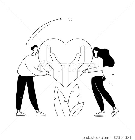 Responsibility abstract concept vector illustration. 87391381