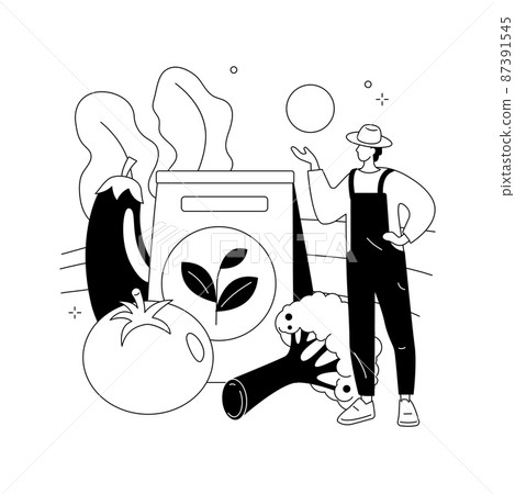 Soil fertility abstract concept vector illustration. Soil fertility abstract concept vector illustration. 87391545