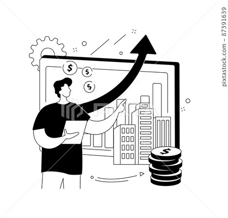 Building investment abstract concept vector illustration. Building investment abstract concept vector illustration. 87391639