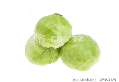 Brussels sprouts isolated 87393125