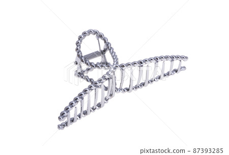 hair clips isolated 87393285