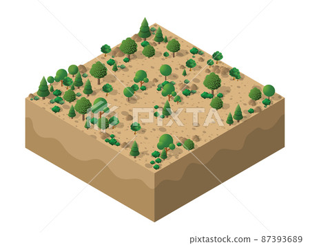 Underground beneath nature landscape isometric slice Underground beneath nature landscape isometric slice 87393689