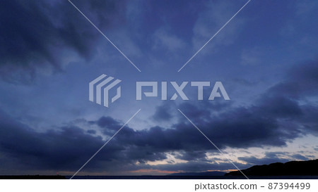 冬日夜空與動態雲彩,超廣角,220220pm 冬日夜空與動態雲彩,超廣角,220220pm 87394499