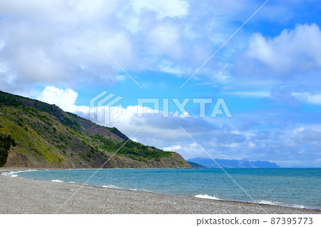 Blue sky, rocks and the sea of Crimea Blue sky, rocks and the sea of Crimea 87395773
