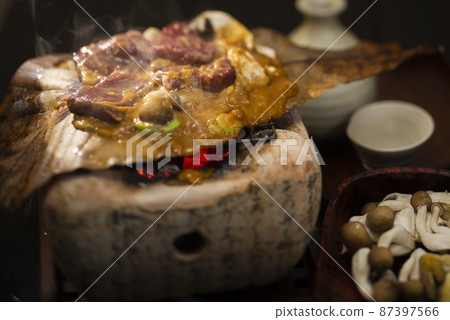 保葉味噌烤牛肉的保葉高山鄉土料理 87397566