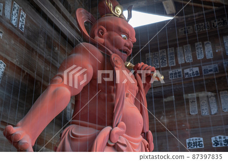 Iwadono Kannon Shoboji Nio Statue Niomon Higashimatsuyama City 87397835