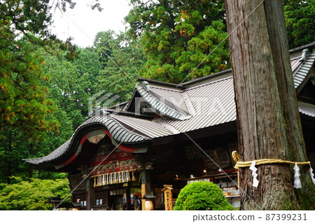 日本山梨縣北口本宮富士淺間神社大殿 日本山梨縣北口本宮富士淺間神社大殿 87399231