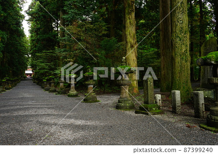 Japan Yamanashi Prefecture Kitaguchi Hongu Fuji Asama Shrine approach Japan Yamanashi Prefecture Kitaguchi Hongu Fuji Asama Shrine approach 87399240