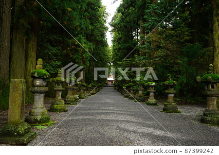 Japan Yamanashi Prefecture Kitaguchi Hongu Fuji Asama Shrine approach 87399242