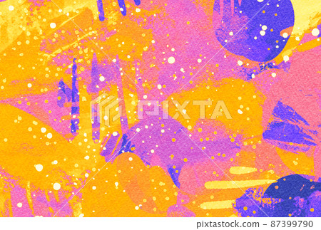 Background material_grunge_orange Background material_grunge_orange 87399790