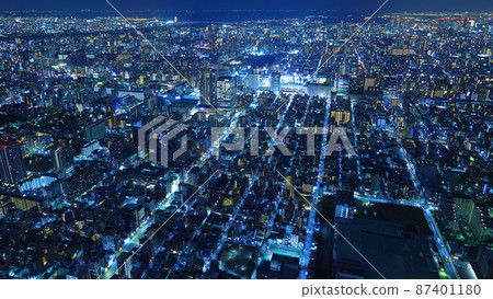 Night view from Tokyo Sky Tree 87401180