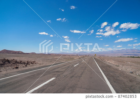 Roads around San Pedro de Atakama 87402853