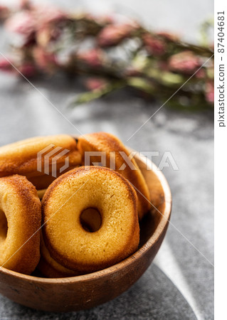 Baked donut Baked donut 87404681