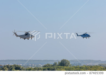 Russian helicopter formation flight 87405399