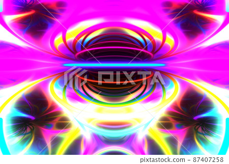 3D render abstract generative art 87407258