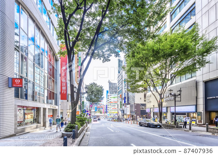 東京澀谷的都市風景 Miyamasu-zaka 87407936