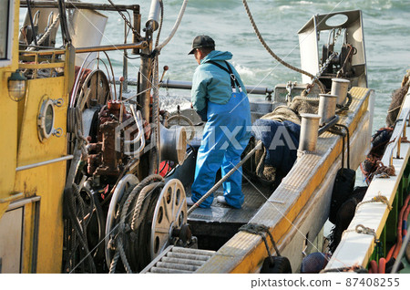 漁港風光 漁船清洗 漁港風光 漁船清洗 87408255