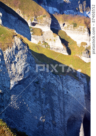 Cape Chikyu-Erosion of Special-Looking Rocks Cliffs Cape Chikyu-Erosion of Special-Looking Rocks Cliffs 87408552
