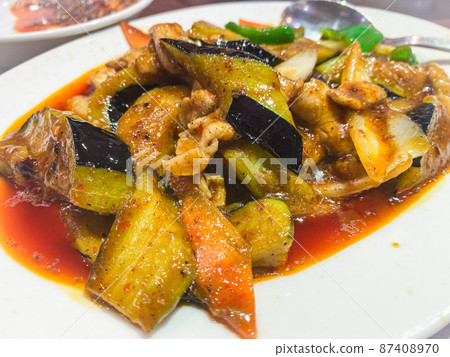 中國川菜，毛茄子 87408970