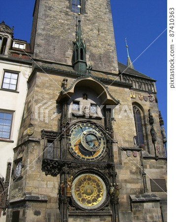 Prague astronomical clock Prague astronomical clock 87410363