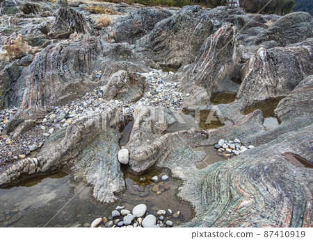 Chart exposed zone Kisogawa sequence 87410919