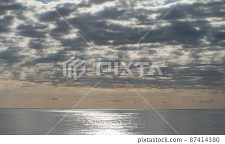 Nagi no Umi, Nagi, Suiheisen, Beautiful scenery, Ship, Pacific, Hitachi, Japan, Ibaraki 87414380