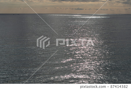 Nagi no Umi, Nagi, Suiheisen, Beautiful scenery, Ship, Pacific, Hitachi, Japan, Ibaraki 87414382