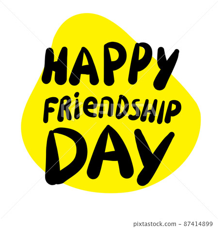 Hand Drawn Friends Word, Friendship Lettering, Friend Print 87414899