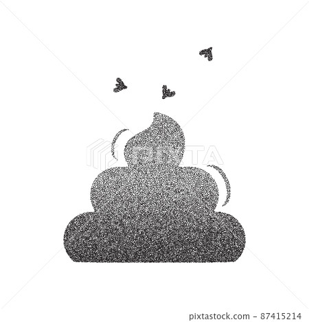 Simple Poop Icon On White Background 87415214